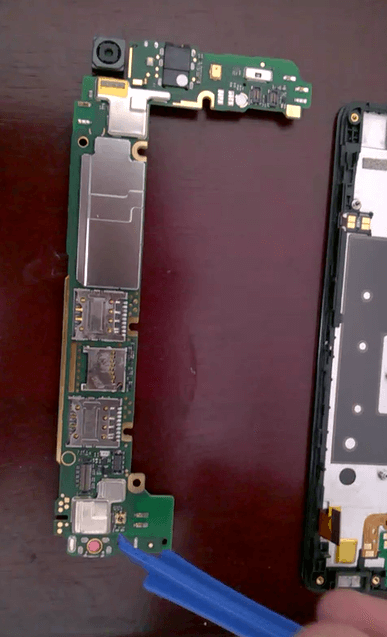 removing honor 4c motherboard 2