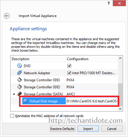 change virtual machine's hard disk location if needed