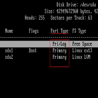 How to check if a partition is primary in CentOS+Screenshots