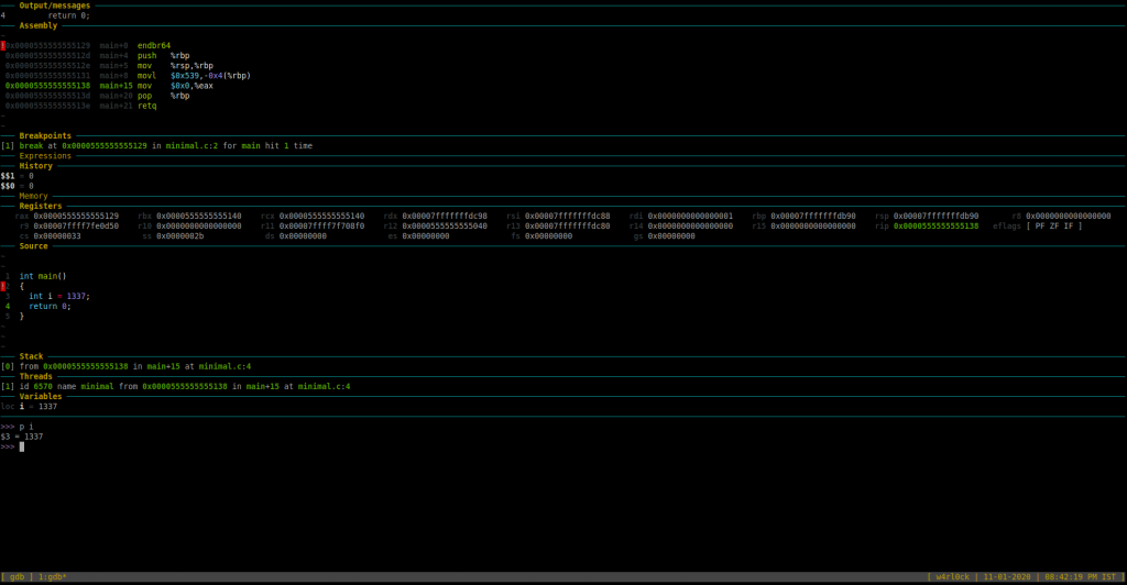 GDB basics with C Tech Antidote